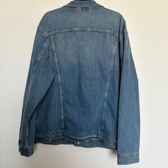 Levi Strauss Signature Gold Denim Trucker Jacket Men XL Y2K Streetwear Skater - Picture 2 of 8